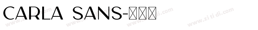 CARLA sANS字体转换